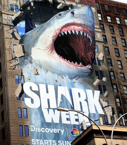 Shark Week billboard